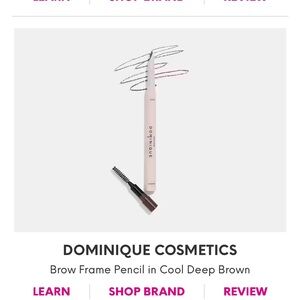 Dominique Cosmetics Brow Frame Pencil in Cool Deep Brown